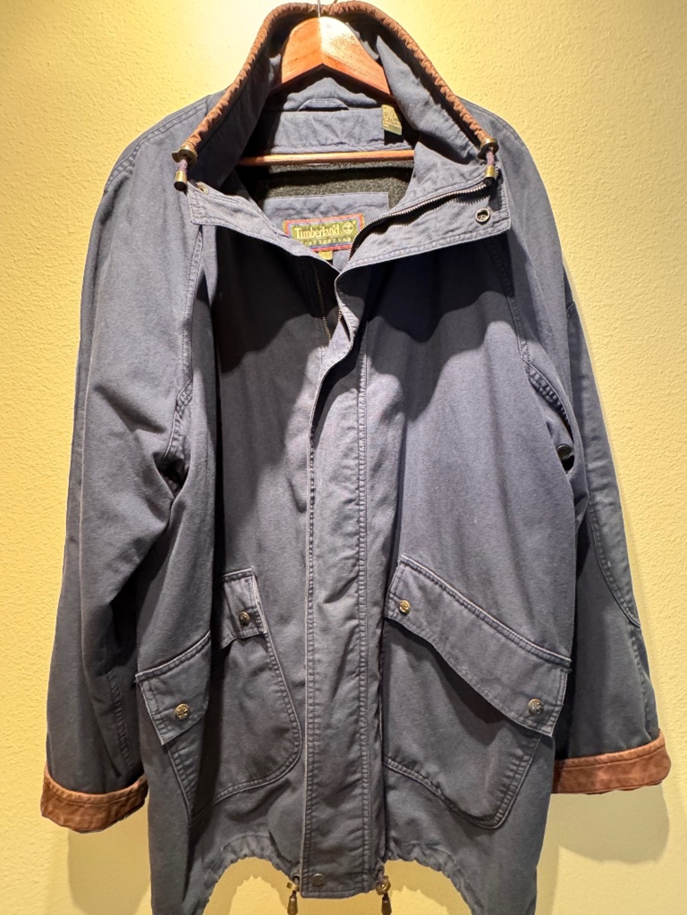Vintage 90s TIMBERLAND WEATHERGEAR Duck Canvas - Field/Chore Jacket - Men's "L"